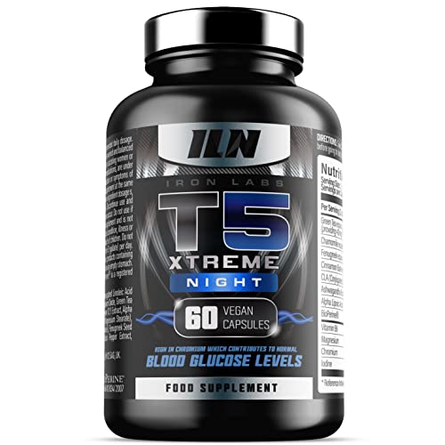 Iron-Labs-T5-Xtreme-Night-Potent-Overnight-Formulation-Keto-Friendly-with-CLA-Green-Tea-Chromium-Alpha-Lipoic-Acid-60-Vegan-Capsules