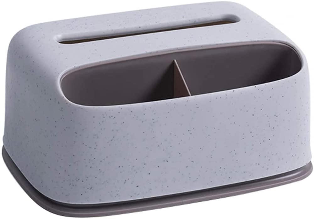 tissue box holder, Facial Tissue Box Rectangular Dispenser with Rounded Corners-Plastic(C)