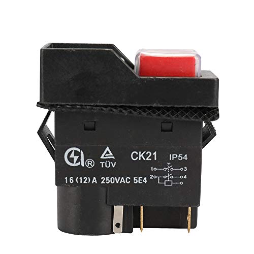 Interrupteur magnétique CK21 5 pins 250V 16A étanche pour broyeur
