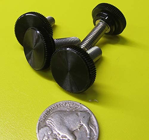 18-8 SS Plastic Head Knurled Thumb Screws FT 1/4-28 x .750" Length 10 Pcs