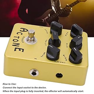 Effets d’amplificateur de simulation, pédale d’effet d’ampli à coque en métal 6 boutons légers facilement contrôlables… - Les Beatles, Paul McCartney, John Lennon, RIngo Starr, George Harrison Effets d'amplificateur de simulation, pédale d'effet d'ampli à coque en métal 6 boutons légers facilement contrôlables… – Image 5