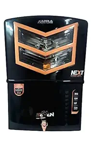 New Aqua Seven RO Water Purifier + Active Copper + UV + UF + TDS Controller + Minerals (B12/ Alkaline) 12L LED Indicator