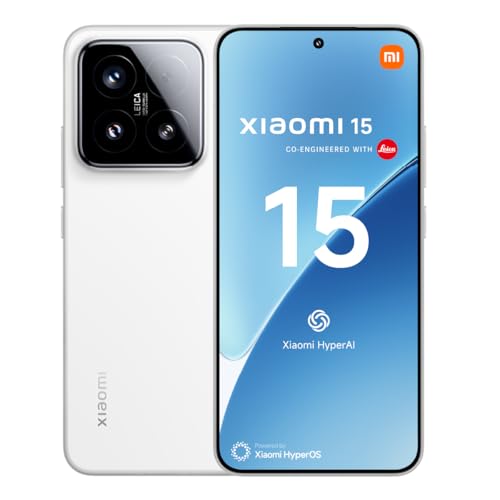 XIAOMI 15   Smartphone de 12+512GB, Lente óptica Leica Summilux, Snapdragon 8 Elite, Pantalla AMOLED CrystalRes de 6,36