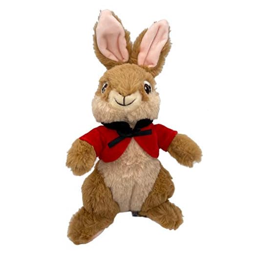 Peter Rabbit 2 - Peter Hase und Freunde Kuscheltier versch. Plüsch Hasen 22 cm, Original Plüschhase Plüschtier, Kinofilm 2021 - EIN Hase Macht Sich vom Acker, Kino Film (Flopsy)