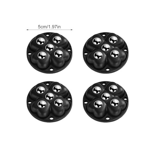 Rodas pequenas, rodízios para móveis | Rodas rolantes para serviços pesados,4 rodas autoadesivas com