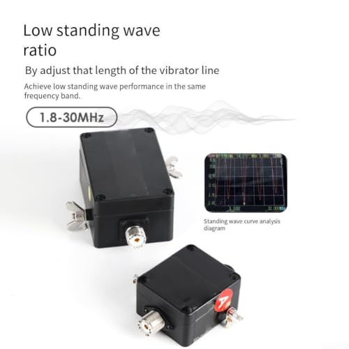 Balun Endfed 49 1 transmisión de señal eficiente con adaptador 500W Multi Power 3