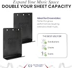 MANHASSET M91 Pair Music Stand-Out Shelf Extenders (Original Version)