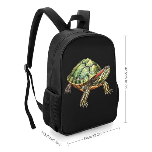 Red Eared Slider Turtle Backpack Adjustable Strap Travel Backpack Business Laptop Backpack Carry on Backpack2