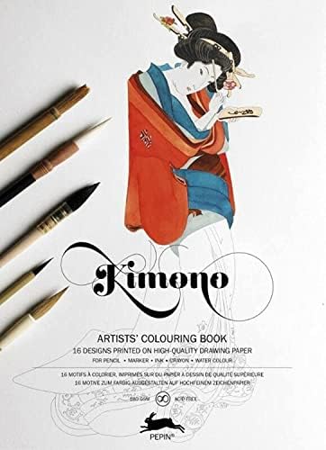 Kimono: Artists' Colouring Book (Multilingual Edition)