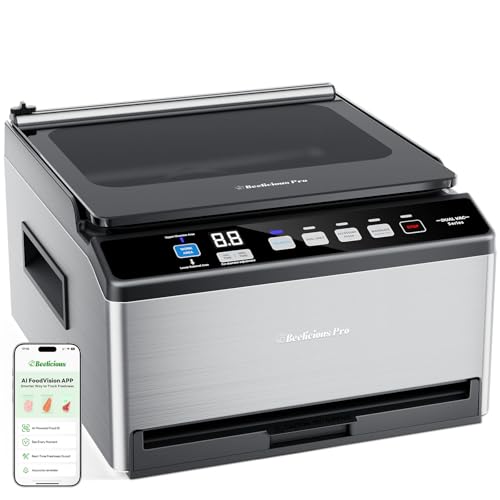 Image of DualCore CVS101 Chamber Vacuum Sealer for Liquids & Sous Vide, 6L Dual Vacuum Zones & Extra-Wide Bag Clamp, 230W Dual-Core Dry Pump x4, Commercial-Grade Food Packaging Machine for Home Use