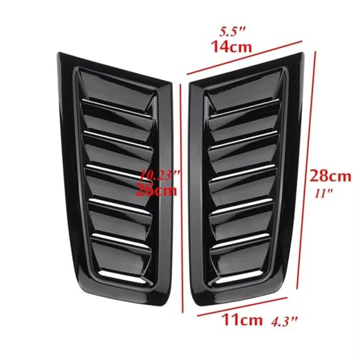 Grille capot pour Seat Leon MK2 1P : cache d'aération noir