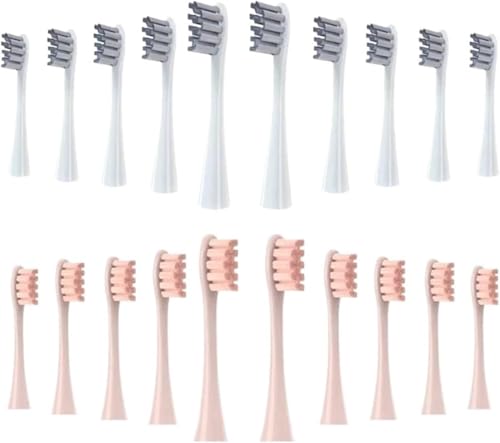 20 �̃u���V�w�b�h�����p Oclean X/X PRO/Z1 �u���V�����\�A���u���V�_�炩����(10 Grey 10 Pink)