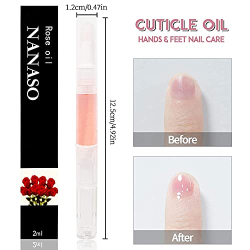 6Pcs Cuticle Oil Pens, 4Kinds Of Smell Nail Oil Pen With Soft Brush,Revitalizing Nutrition Oil Pen For Nail Treatment Care,Nails Moist And Treatment,Nail Softener And Strengthener #TOP5