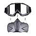 Máscara de Motocicleta Dirt Bike ATV Gafas de Sol Desmontables de con...