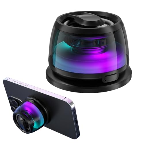 EGBULL Magnetic Bluetooth Speaker, Portable Phone Stand Speaker with RGB