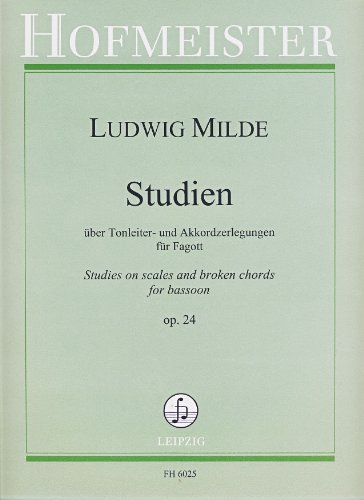 MILDE - Estudios de Escalas y Acordes Op.24 para Fagot