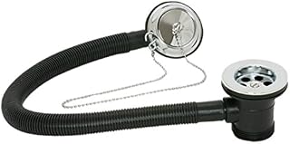 e-Plumb 10903P Plug and Chain Bath Waste, Chrome