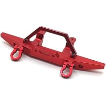 for MN99S MN D90 D91 D96 D99S MN90 MN99 Metal Front Bumper 1/12 RC Car Upgrades Parts AccessoriesRed