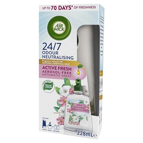 Airwick Apple Blossom & Fresh Cotton Automatic Spray Starter Kit