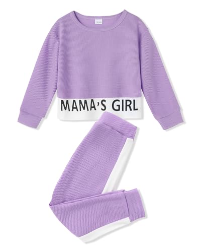 Ensemble sweat à manches longues et pantalon pour bébé fille de 1 à 6 ans