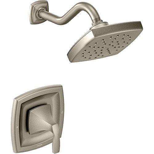 Moen T3692BN Voss Moentrol Volume Control Shower Trim Kit, Valve Required, Brushed Nickel by Moen - Used condition - US$136.62