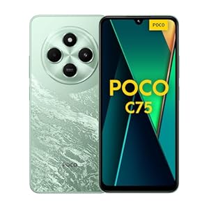 Poco C75 6GB 128GB Black, Android Smartphone, 2.0GHz, 6.88″ Display, 50MP AI dual Camera, 5160mAH Battery