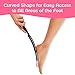 Foot File Callus Remover & Heel Scraper - Filer for Dead Skin Professional - Pedicure Rasp Callous Grater - Metal Scrubber Tool for Dry & Wet Feet