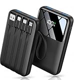 10000mAh Portable Power Bank, 22.5W PD Fast Charger with Digital LCD Screen,...