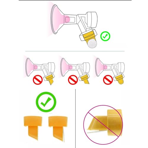 Juego de válvulas y membrana de repuesto para extractor de leche miniatura 2