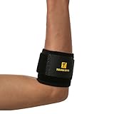 Tamasiyi 205N Neoprene Compression Elbow Strap Elbow Support Latex Free S to L Tennis, Badminton, Baseball, Golf, Table Tennis (S(Around the Elbow 7.8~9.4)) by Tamasiyi