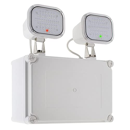 Ledbox Luz De Emergencia Led Krolux Auto-Test, Estanca Ip65, Industrial, Blanco Frío