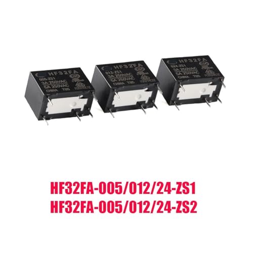 Relais de puissance HF32FA 012-ZS2 DC 12V 3A composant électronique PCB 5 broches - 2