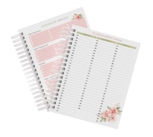 Agenda 2025 Com Versículos Personalizada 6 Opções de Capas (CAPA 8)