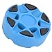 BOLORAMO Palline da Hockey all'aperto, Materiale plastico, Disco da Hockey su Strada a 5 Colori, Forma Unica per l'allenamento Quotidiano di Pattinaggio(Blu Scuro)
