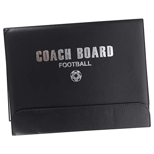 Mikikit Tri-fold Board Soccer Drills Clipboard for Football Training Planning Dry Erase Board for Players