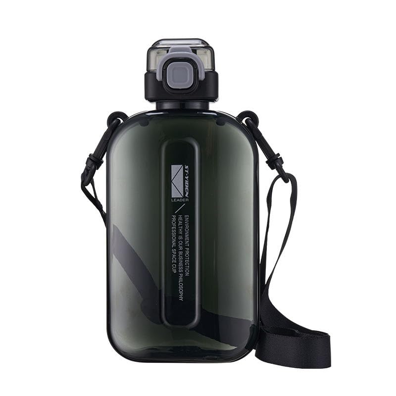 excvalues 24 oz Flat Square Water Bottle