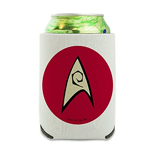 Star Trek Engineering Shield Can Cooler - Drink Sleeve Hugger Collapsible Insulator - Beverage Insulated Holder