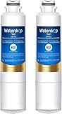Waterdrop Plus DA29-00020B Refrigerator Water Filter, Compatible with Samsung DA29-00020B, DA29-00020A, HAF-CIN/EXP, 46-9101, Reduces Lead, Chlorine, Cyst, Benzene and More, NSF 401&53&42 Certified, Pack of 2