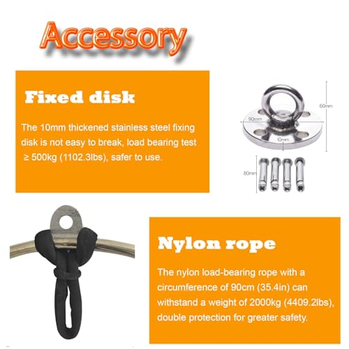 Anilla Aérea para Yoga Lyra Hoop Acrobacia 32 mm Acero miniatura 2