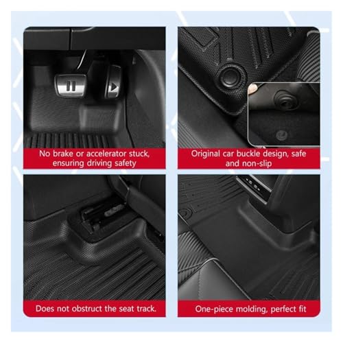 Tapis Auto Kia Seltos 2024-2025 accessoires voiture étanches 4pcs de sol et coffre