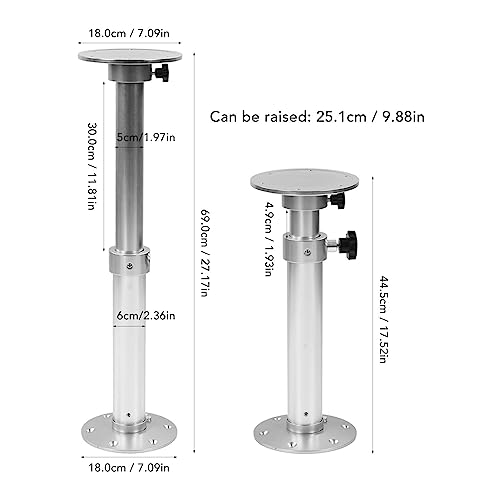 Pied de siège de bateau pour table rotative 360° en cabine de yacht