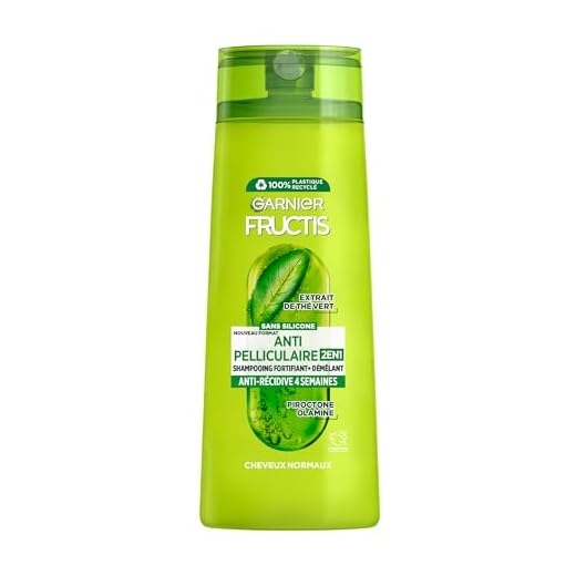 Garnier Fructis 2-in-1 Anti-Schuppen-Shampoo, Grüner Tee, 300 ml