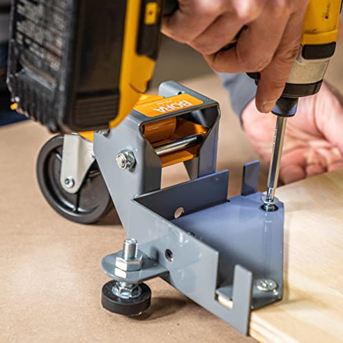 Bora Portamate Mobile Base Kit Pm-1100 - Heavy Duty, Universal, Customizable, Adjustable Rolling Set, Dolly Roller Frame And Casters For Moving Equipment, Tools, Machines - 400 Lb Capacity #TOP4