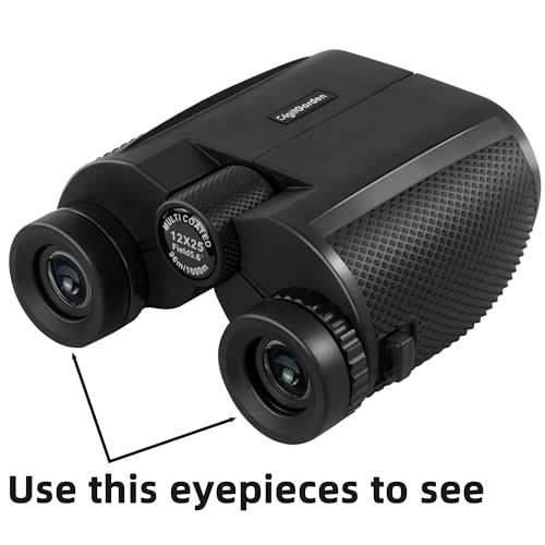 Image of Binoculars for Adults and Kids, 12x25 Compact Binoculars for Bird Watching | Easy Focus for Travel, Cruise Ship, Concerts, Outdoor Hunting, Sports Games and Sightseeing