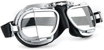 Halcyon mk49 ブラックレザー ゴーグル Amazon.co.jp: Halcyon mk9ライダークラシック/クラシックオートバイ