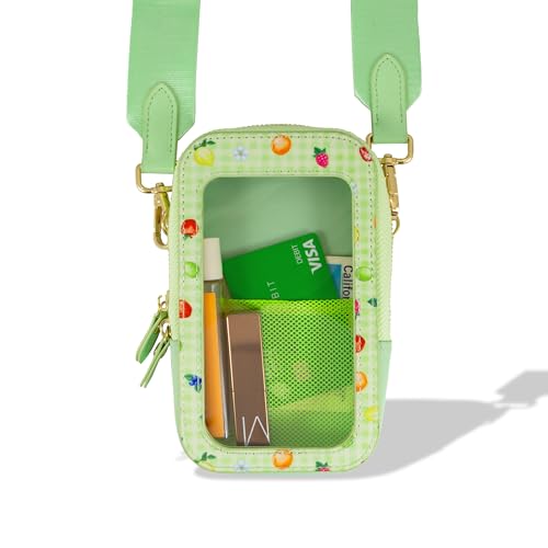 Image of Sonix Phone Pouch - Universal Smartphone Purse and Wallet, Crossbody and Shoulder Bag | Strawberry Shortcake Berry Besties Rainbow