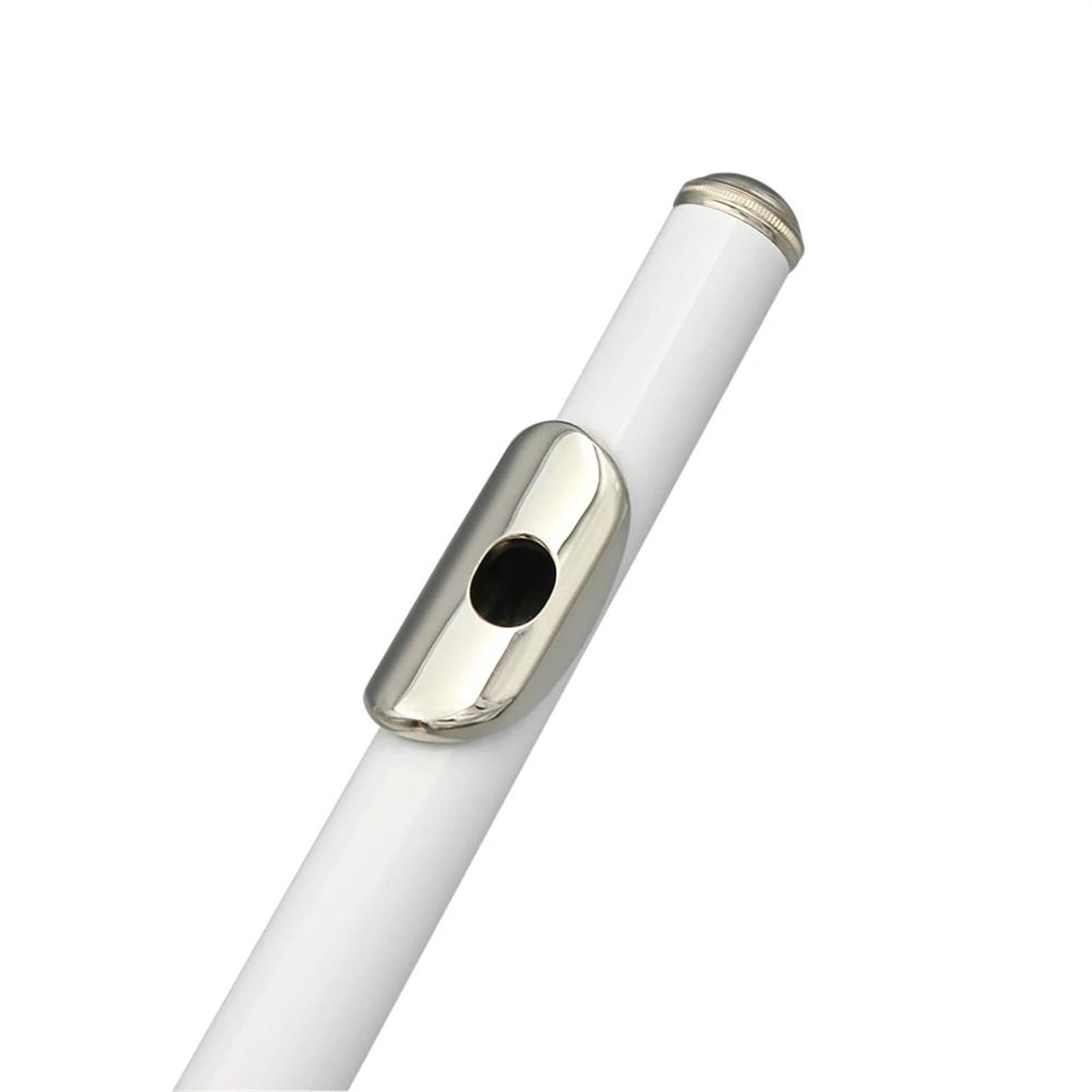 Flauta De Llave C Con Orificio Cerrado, 16 Agujeros, Cuproníquel Blanco, Flauta Transversal De Concierto Niquelada Con Llave E Flauta Travesera Kit