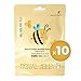 Produktbild Maske Gesicht Tuchmasken Gesicht Gesichtsmaske Koreanische Tuchmasken Hautpflege mit Gelée Royale-Essenz Feuchtigkeitsspendend Anti-Aging Anti-Falten Feuchtigkeits-Gesichtsmaske 10er-Pack