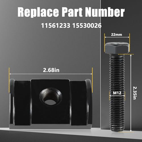 Kpalag KP11561233 2Pcs Torsion Bar Key Adjuster Block Nuts thumb #3