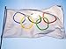 Olympics Flag Olympic Games Yard Flags Olympic Rings Indoor and Outdoor Flags & Banners 3x5 Feet